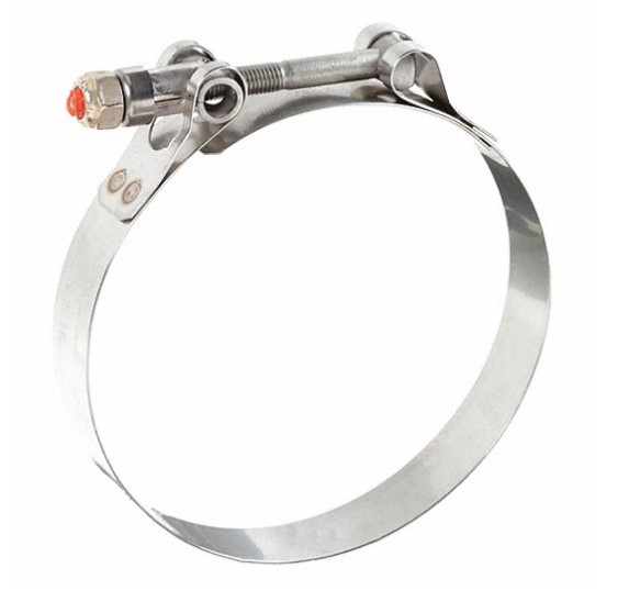 1-3/4" MIN T-BOLT CLAMP, 300 STAINLESS, 3/4" BAND, 1.75-1.9375" OD